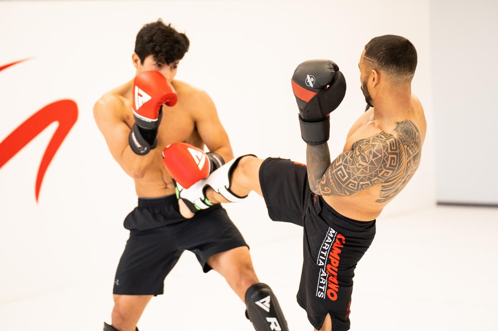 Martial arts training at Campuzano Martial Arts